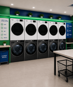 Paket Usaha Laundry Self Service 5 Set - Basic